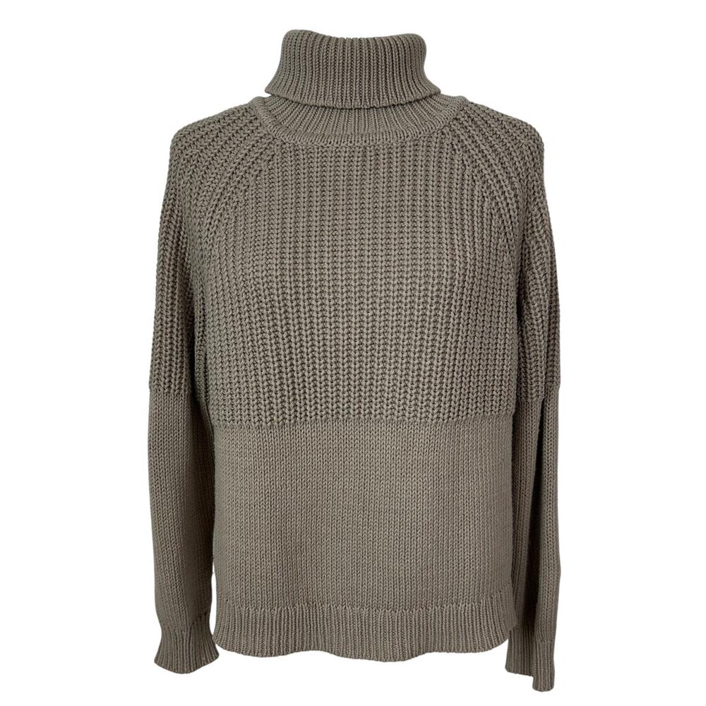 Haven Well Within Women's Beige Turtleneck Sweater Size Small
